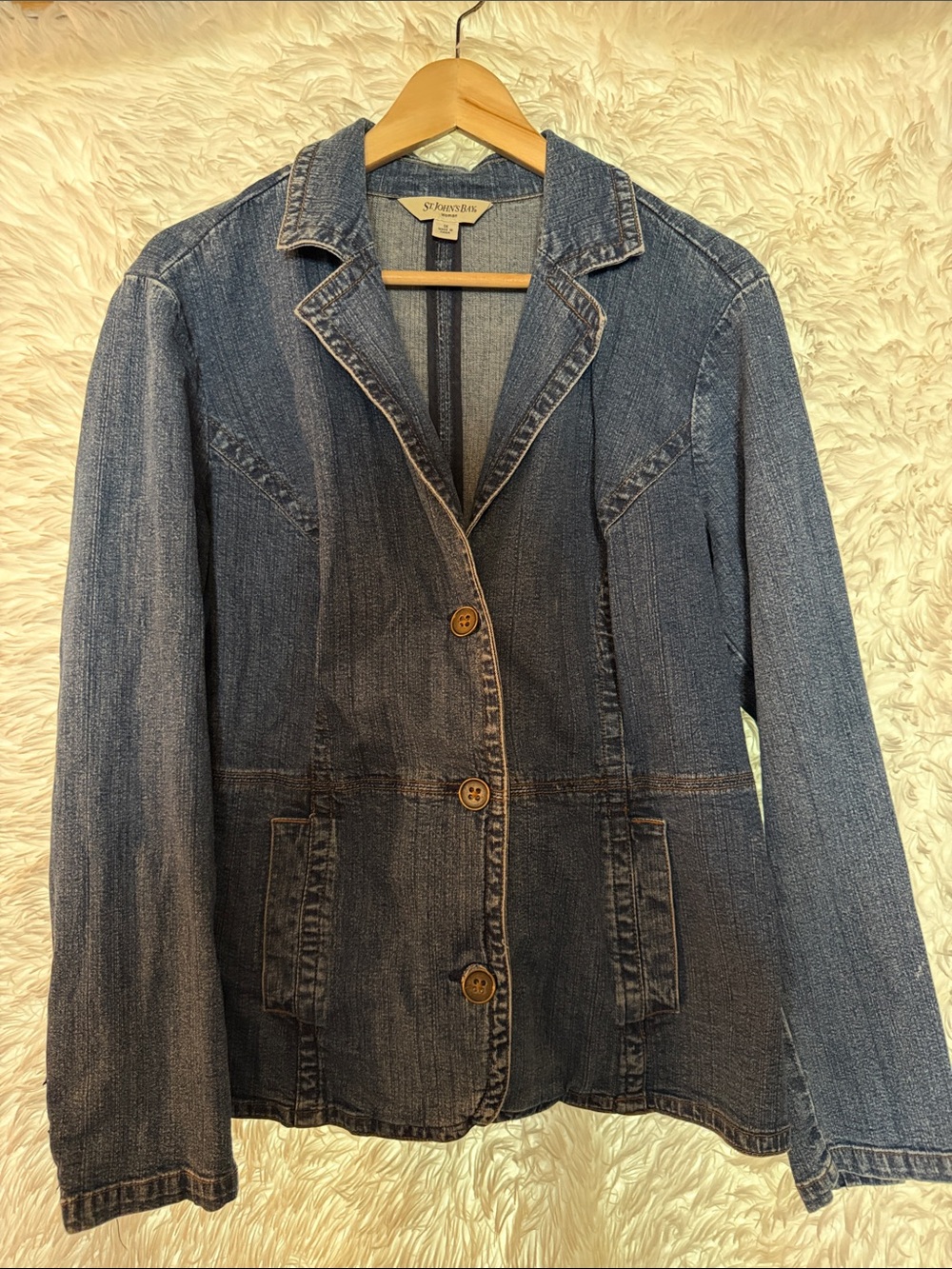 St John’s Bay Jean Jacket Size 1X